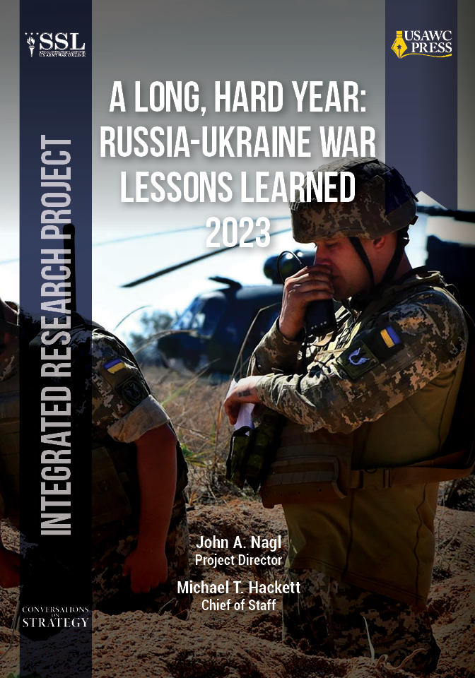 Cover for A Long, Hard Year: Russia-Ukraine War Lessons Learned 2023